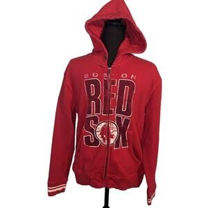 Mitchell & Ness Boston Red Sox Zip Hoodie – Vintage Style Sweatshirt, Size S